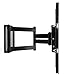 Henxlco Full Motion Articulating Tilt Swivel TV Wall Mount Bracket for most 26 29 32 37 39 40 42 47 50 inch Flat Screen Panel Plasma LED LCD TVs , some up to 52 53 55 inch, VESA up to 400X 400mm