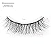 Arimika 2 Pairs Natural Short 3D Mink False Eyelashes, Lightweight Reusable Strip Lashes D18