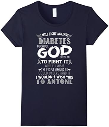 Women's Diabetes T Shirt For Women/ Men/ Kid - Diabetic Shirts Medium Navy