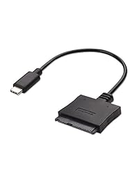 Cable Matters Adaptador de disco duro USB 3.1 Tipo C (USB C Puerto Thunderbolt 3 Compatible) a SATA III 2.5"   10 inches