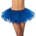 Stunning Blue Tulle Tutu Skirt For Adults - 1 Count - Glamorous Party Accessory, Unique Design - Perfect For Costumes & Celebrations, One Size Fits All