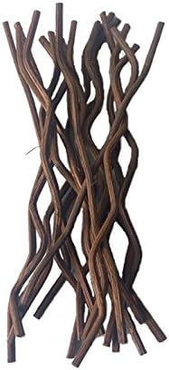 jecengs Premium Brown Wavy Rattan Reed Fragrance Diffuser Replacement Refill Sticks (30)