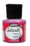 Pebeo Setasilk Silk Painting 45-Milliliter Bottle, Raspberry