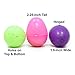 288 Miniature 2.25 Inch Plastic Easter Eggs - Bulk Assortment of Festive Pastel Colors - Perfect Size for Filling and Hiding Treats for Small Children - Durable Designs That Snap Shut and Hold Tight