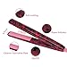 CHJPRO Mini Hair Straightener, Mini Flat Iron for Short Hair Bangs, Travel Size, with Storage Bag (Rose)