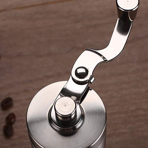yzf Edelstahl manuelle Kaffeemühle, Einstellbarer keramischer Grat, geeignet für tragbare Grat-Kaffeemühle, Tropfkaffee… – Bild 4