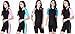 Surfing Suit Women Short Sleeve One Piece Modest Swimwear Sun Protection