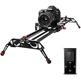 Camera Slider, GVM 48” Motorized DSLR Camera Track Dolly slider Video Stablilzer Rail with Time Lapse Tracking and 120-degree Panoramic Video Shooting, Perfect Photograph Movie Film Video Making