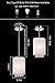 LaLuLa Crystal Pendant Lighting 1-Light Mini Raindrop Lights Kitchen Island Chandelier
