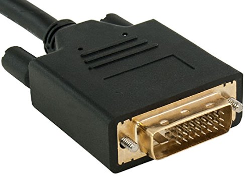 Cable Leader Gold Plated Premium DisplayPort to DVI Cable 28AWG (3 Feet)