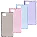 ZhaoCo BlackBerry KEYone Case, Ultra Thin Transparent Soft Gel TPU Silicone Case Cover for BlackBerry KEYone / Mercury - Clear pink
