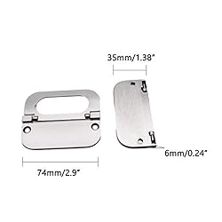 Sydien 4Pcs Modern Cupboard Drawer Flush Mount Door