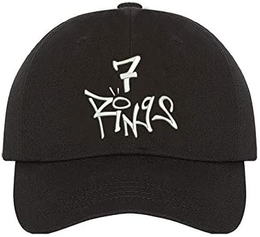 7 Rings Baseball Cap- Music Lyrics Hats Unisex
