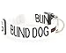 BLIND DOG White Colour Coded Nylon S-M L-XL Buckle Dog Collars (No/Limited Sight) PREVENTS Accidents by Warning Others of Your Dog in Advance (L-XL 38-64cm (15 to 25inch)