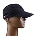 squaregarden Baseball Cap Hat,Running Golf Caps Sports Sun Hats Quick Dry Lightweight Ultra Thin,Black(Solid Color),One Size