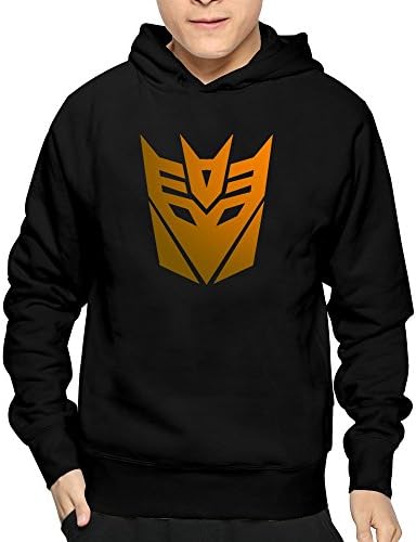 Man Decepticon Transformer Super Graphic Sweatshirts Black