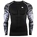 zipravs Men's Cool Dry Compression Baselayer Long Sleeve T Shirts