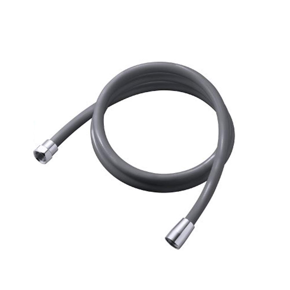 アラミック シャワーホース 1.8m 【3年保証】高耐久・高強度 抗菌 アダプター付 日本製 各メーカー対応 取付簡単 シルバーグレー H-A1ASGA の商品画像