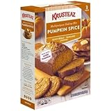 Krusteaz Pumpkin Spice - 3 (15 oz) Pack Box Multipurpose Baking Mix Pumpkin Spice for Quick Bread Pancakes and Cookies