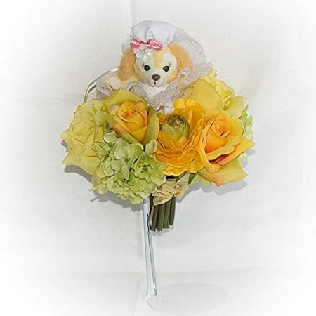 Amazon Co Jp ウエディングの贈り物に ブーケスタンド クッキー Gift 130 シェリーメイ ブーケ黄色 ホーム キッチン