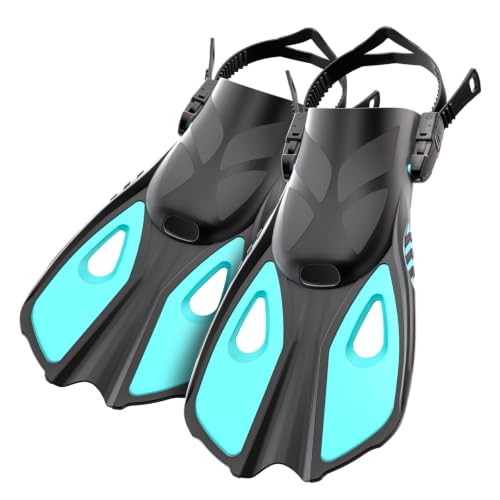 Pinne Snorkeling Pinne Nuoto Piscina per 32-36 | 37-41 | 42-47 | Leggere e Confortevoli | Design Morbido | Regolazione Tallone Aperto | Unisex | Per Uso Acquatico Piscina Mare