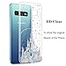 Unov Case for Galaxy S10 Case Clear with Design Soft TPU Shock Absorption Slim Embossed Pattern Protective Back Cover for Galaxy S10 6.1in (Watercolor Castle)