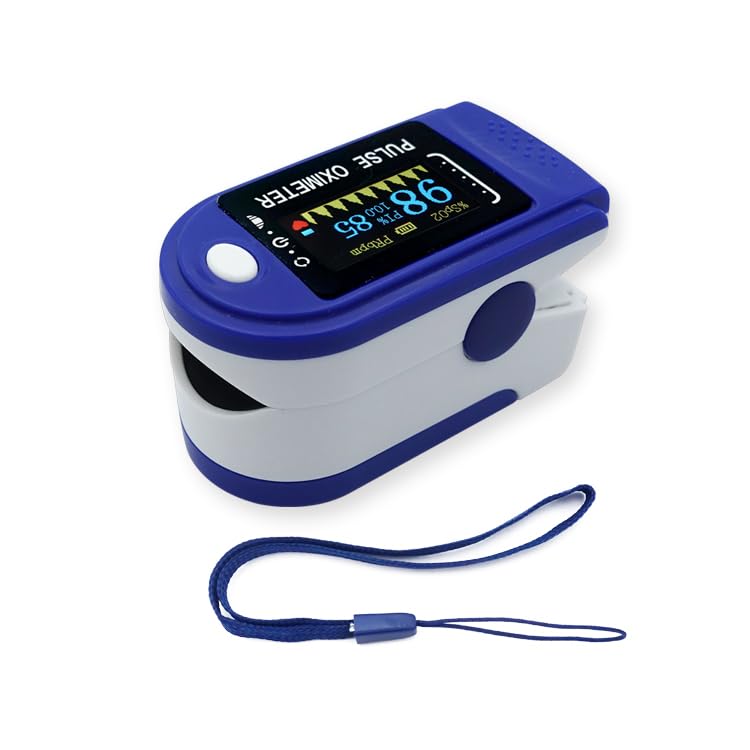 Pulse Oximeter Oxymeter Latest Model Digital Fully Automatic TFT Display Fingertip Pulse Oximetry Blood Oxygen Saturation Monitor