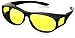 Global Vision Escort Safety Glasses Fits Over Most Glasses Yellow Lenses