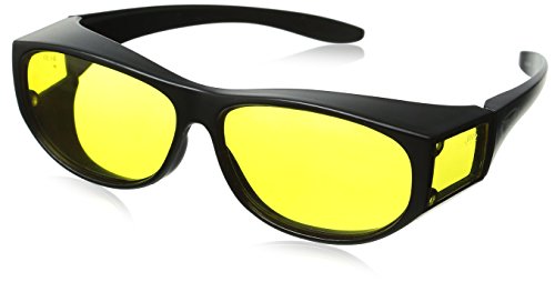 Escort Safety Glasses Fits Over Most Prescription Eyewear Yellow Lenses