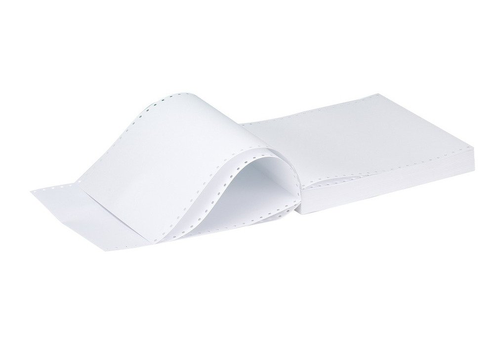 Q-Connect 11x9.5 Inches 2-Part NCR White and Pink Plain Listing Paper (Pack of 1000) KF02708