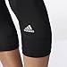 adidas Women's Techfit Capris, Black/Matte Silver, Medium