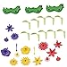 Play 2 Grow Flower Garden Building Blocks Pretend Gardening Floral Bouquet 100 Piece Educational Creativity Playset Toy for Toddlers, Kids, and Girls