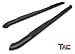TAC Side Steps Fit 2005-2019 Toyota Tacoma Double Cab Truck Pickup 4" Oval Bend Texture Black Side Bars Nerf Bars Running Boards Exterior Accessories (2PCS Running Boards) primary