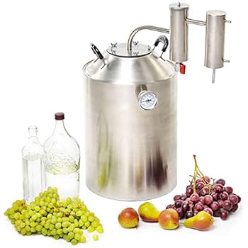 SPEAKEASY 8 Gallon Moonshine Still for Wine Brandy Grapa Whiskey Vodka Essential Oils Distiller (30L)