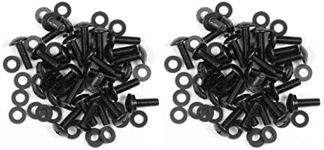 Reliable Hardware Company RH-RMSET-25-A 25 Sets of Rack Rail Screws and Washers (Тwo Рack)