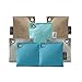 7-Pack Activated Carbon Air Purifier Bags, Home, Office, Business & Car Air Purifier and Freshener Bags in Blue, 75-Gram Natural Bamboo Charcoal Odor Eliminator Bags, Unscented Deodorizers