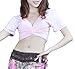 BellyLady Belly Dance Short Sleeved Wrap Top