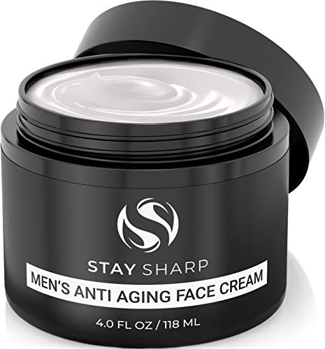 Anti Aging Face Cream For Men – Mens Face Moisturizer and Facial Lotion for Younger Looking Wrinkle Free Skin – 4oz