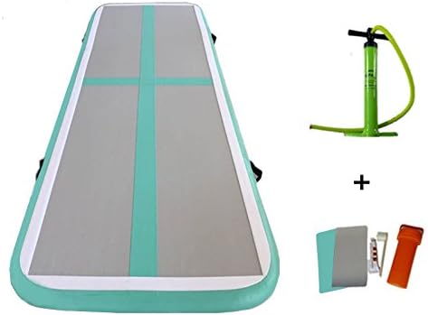 ARCADIAW Inflatable Air Floor Air Track for Gymnastics Tumbling Training at Home Use with Size 3m x 1m x 10cm/10'x39 x 4