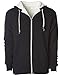 Global Heavyweight Sherpa Lined Zip Up Fleece Hoodie Jacket for Men and Women