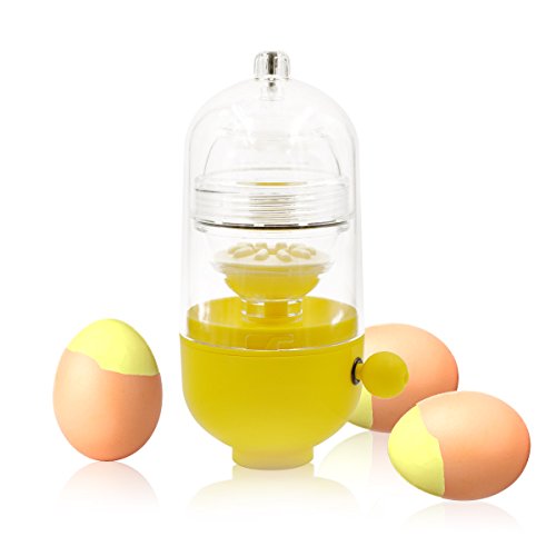 Prokitchen Egg Scrambler Shaker Whisk in Shell Golden Egg Maker - Mix and Scrambled Eggs Inside the Egg Shell - Scramble Egg Shaker Cracker Without Breaking the Shell