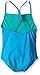 Speedo Girl's Swimsuit One Piece Thin Straps Heather Cyan