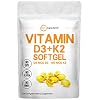 Vitamin D3 5000IU Plus K2, 2 in 1 Formula, Vitamin D3 Liquid with Vitamin K2, 300 Soft-Gels, Immune Vitamin Complex with…