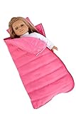Slumber Party - Pink sleeping bag with a pillow - 18 inch Doll Accessories (doll not included)