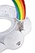 BigMouth Inc Lil’ Water Float - Pool Floaties for Infants Babies & Kids Ages 1-3, for Beginner Swimmers, Easy to Inflate and Durable - Happy Rainbow