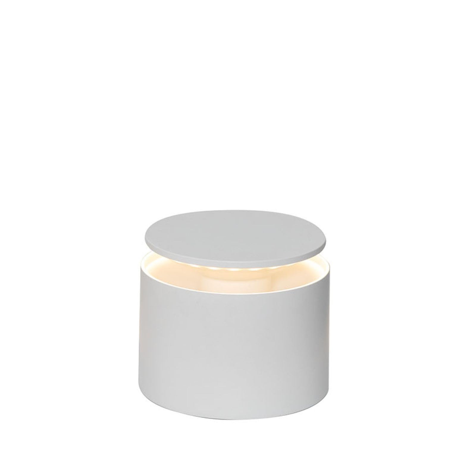 Zafferano, Push-Up Lamp, Rechargeable Cordless Table Lamp with Touch Controls, Also Usable as an Outdoor Lamp, Dimmer, 2200-3000 K, Height 80-100 cm, White Colour — image 1