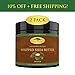 (2 Pack) Lavender Whipped African Shea Butter Cream - Pure 100% Raw All Natural Organic Moisture for Soft Skin and Natural Hair - Body Butter Improves Blemishes Stretch Marks Scars Wrinkles & Eczema