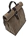 Lunch Bag | Waxed canvas | with Leather Handle | Professional or Casual.