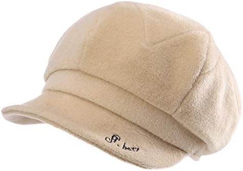 Siggi Newsboy Cabbie Cap Beret Cloche Visor Baker Boy Winter Hats for Women with Rhinestone