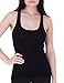 Caramel Cantina 3 Pack Juniors Cotton Racerback Tank top (Medium, Blk/Greys)